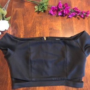 Black Crop Top